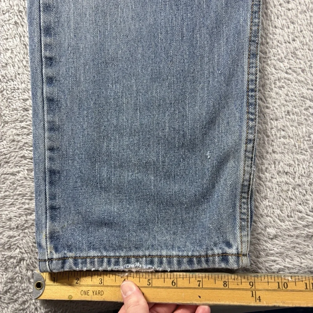 Vintage Levi 505 Jeans Mens 36x30 (Fits 32x28) Regular Heavily‎ Distressed Stain